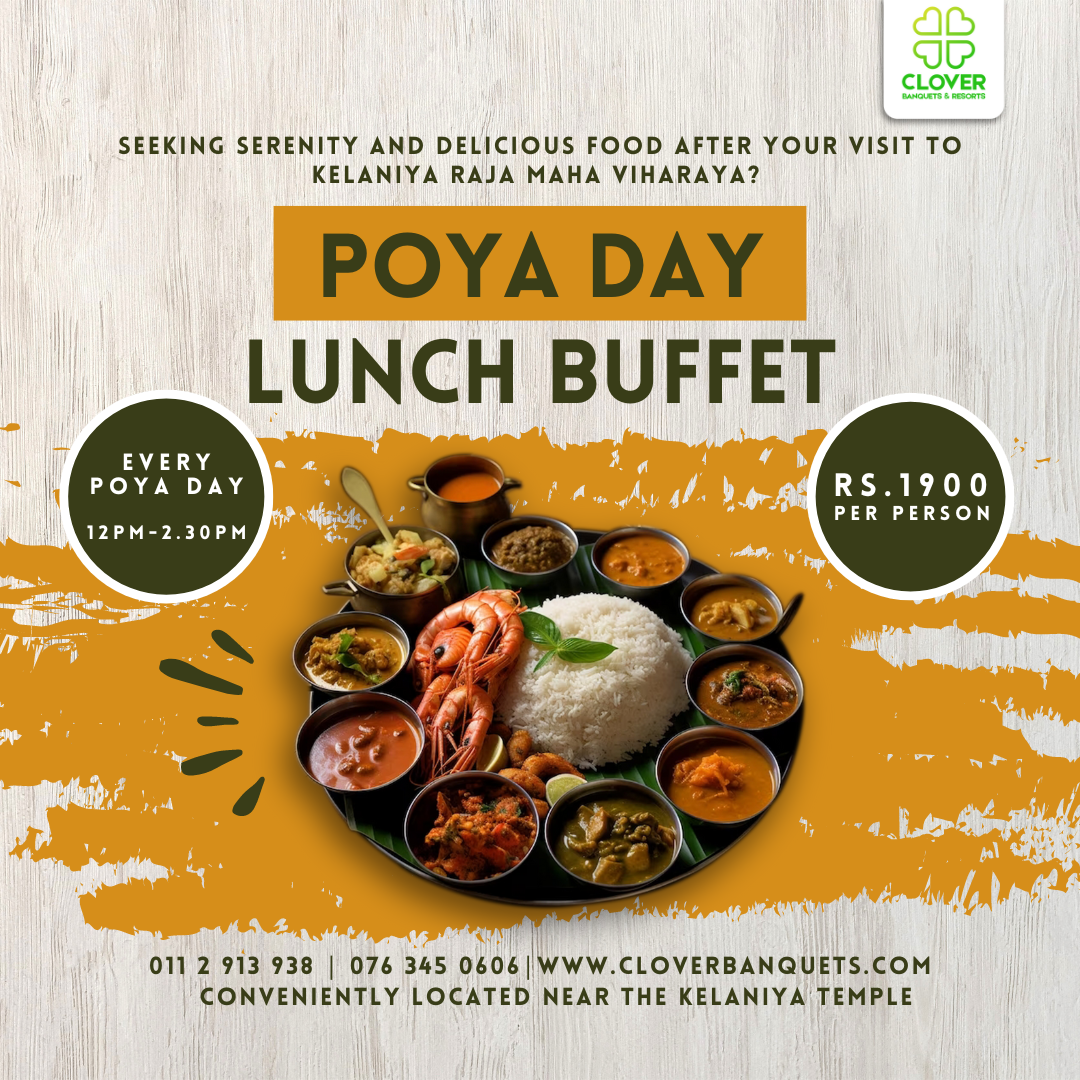 every poya day buffet